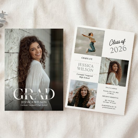 Foto diploma-uitnodiging  kaart