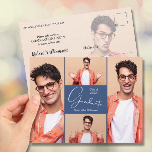 Foto diploma uitnodiging partij