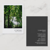 Foto direct 020 - Bomen van een rivier Visitekaartje (Voorkant / Achterkant)