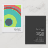 Foto direct 063 - Colorful Circle 04 Visitekaartje (Voorkant / Achterkant)