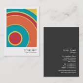Foto direct 064 - Colorful Circle 05 Visitekaartje (Voorkant / Achterkant)