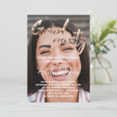 Foto direct downloaden Graduparty Afstudeerder Fot Kaart (Staand voorkant)