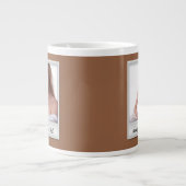 foto direct - fotoframe - op bruin grote koffiekop (Voorkant)