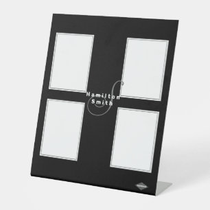 Foto display - HAMbyWG - Voetstukbord in elke kleu Reclamebord Met Voetstuk