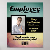 Foto display medewerker van de maand of download poster (Voorkant)
