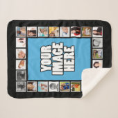 Foto DIY Collage gepersonaliseerd Sherpa Deken (Voorkant (horizontaal))