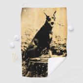 foto Doberman Pinscher Golfhanddoek (Insitu)