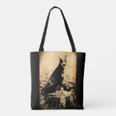  foto Doberman Pinscher Tote Bag (Achterkant)