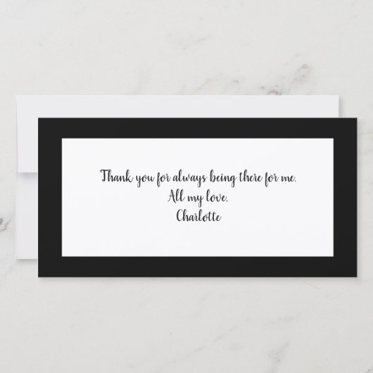 Foto Dochter Quote Vaderdag Kaart (Achterkant)