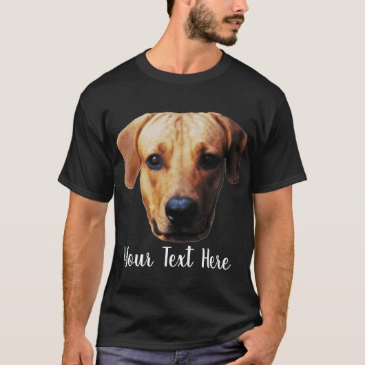  Foto Dog Face T-shirt (Voorkant)