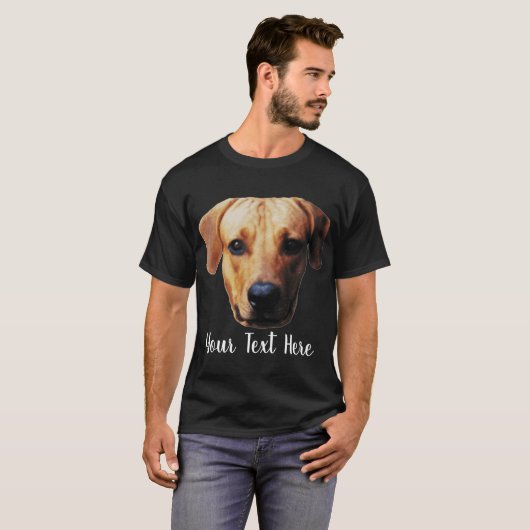  Foto Dog Face T-shirt (Voorkant volledig)