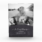 FOTO Dog Memorial Gift- Pet Loss Keepslag Collage (Voorkant)