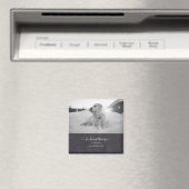 FOTO Dog Memorial Gift- Pet Loss Keepslag Collage Magneet (Insitu (Vaatwasser))