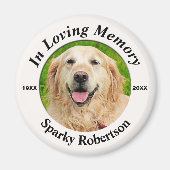 Foto Dog Memorial Magneet (Voorkant)