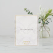 Foto Dolfijn bruiloft uitnodiging Folie Briefkaart (Staand Voorkant)