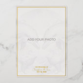 Foto Dolfijn Echte Folie Huwelijksuitnodiging Folie Uitnodiging (Voorkant)