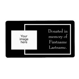 Foto donatie sticker