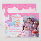 Foto Donut Two Sweet 2e Verjaardag  Kaart (Voorkant / Achterkant)