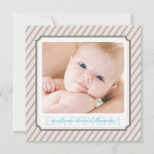 FOTO DOOP NODIGT UIT:: candystripes 8SQ Kaart