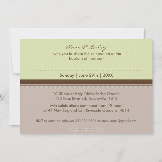 FOTO DOOP NODIGT UIT:: FANTASIERIJK 1L KAART (Achterkant)