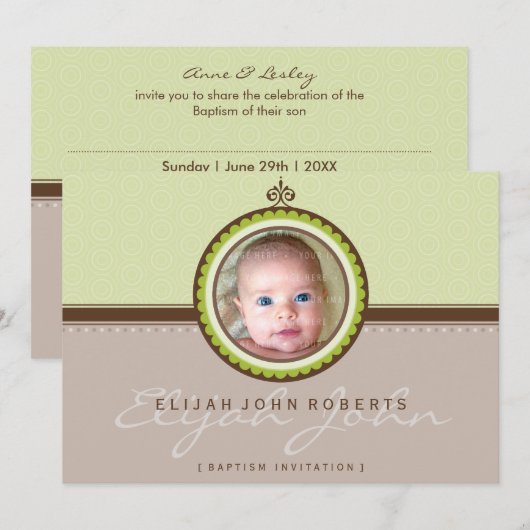 FOTO DOOP NODIGT UIT:: FANTASIERIJK 1L KAART (Voorkant / Achterkant)