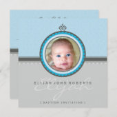 FOTO DOOP NODIGT UIT:: FANTASIERIJK 4SQ KAART (Voorkant / Achterkant)