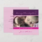 FOTO DOOP NODIGT UIT:: Geloof 3SQ Kaart (Voorkant / Achterkant)