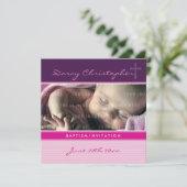 FOTO DOOP NODIGT UIT:: Geloof 3SQ Kaart (Staand voorkant)