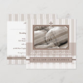 FOTO DOOP NODIGT UIT:: stijlvol 1SQ Kaart (Voorkant / Achterkant)