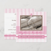 FOTO DOOP NODIGT UIT:: stijlvol 2SQ Kaart (Voorkant / Achterkant)