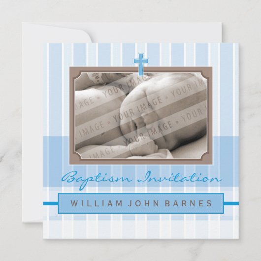 FOTO DOOP NODIGT UIT:: stijlvol 4SQ Kaart (Voorkant)