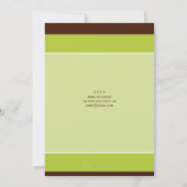 FOTO DOOP NODIGT UIT:: zacht gespot 4P Kaart (Achterkant)