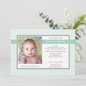 FOTO DOOP UITNODIGEN :: Glorie 2L Kaart (Staand voorkant)