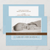 FOTO DOOP UITNODIGEN :: lieflijk gezegd 4L Kaart (Voorkant / Achterkant)