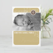 FOTO DOOP UITNODIGING:: hartvlek 6P Kaart (Staand voorkant)