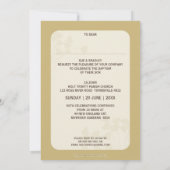 FOTO DOOP UITNODIGING:: hartvlek 6P Kaart (Achterkant)