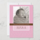 FOTO DOOPSEL UITNODIGEN:: lieflijk gezegd 2P Kaart (Voorkant)