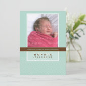 FOTO DOOPSEL UITNODIGEN:: lieflijk gezegd 5P Kaart (Staand voorkant)