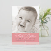 FOTO DOOPUITNODIGING :: prachtig type 1 Kaart (Staand voorkant)