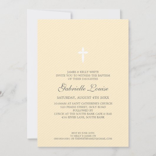 FOTO DOOPUITNODIGING :: prachtig type 2 Kaart (Achterkant)