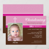 FOTO DOOPUITNODIGING:: vrede 3 L Kaart (Voorkant / Achterkant)