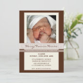 FOTO DOOPUITNODIGINGEN:: elegantie 6P Kaart (Staand voorkant)