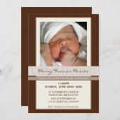 FOTO DOOPUITNODIGINGEN:: elegantie 6P Kaart (Voorkant / Achterkant)