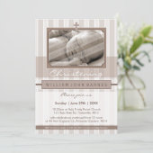 FOTO DOOPUITNODIGINGEN:: stijlvol 1P Kaart (Staand voorkant)