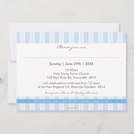 FOTO DOOPUITNODIGINGEN :: stijlvol 4L Kaart (Achterkant)