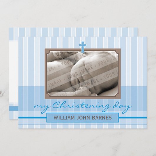 FOTO DOOPUITNODIGINGEN :: stijlvol 4L Kaart (Voorkant / Achterkant)