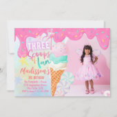 foto Drie scoops van plezier Kaart (Voorkant)