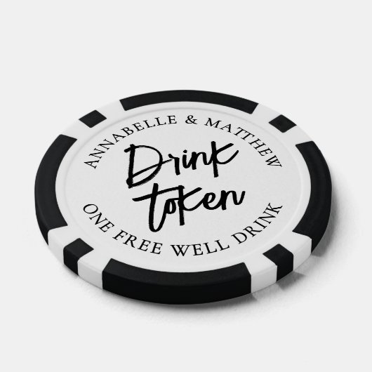 Foto Drink Token Wedding (Enkel)