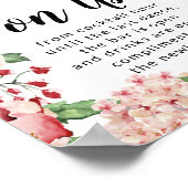 Foto Drinken op US Open Bar Wedding Reception Sign Poster (Hoek)