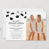 Foto Dubbele Graduation Party Uitnodigingen (Voorkant)